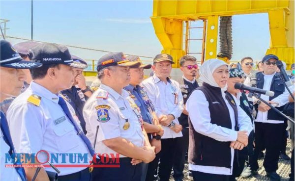 Gubernur Jatim bersama Bupati Karna Lepas Mudik Gratis Via Pelabuhan Jangkar Situbondo