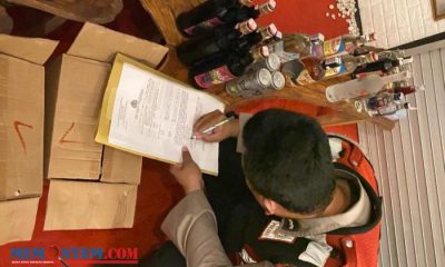 Razia Miras, Polres Situbondo Amankan 86 Botol dari Cafe Wilayah Banyuputih