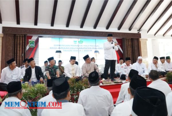Buka Pelaksanaan Manasik Haji Kabupaten Malang, Bupati Sanusi Tekankan Kesehatan