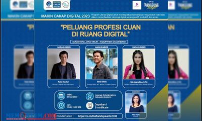 Kemenkominfo Meriahkan Panggung Rakyat Lapangan Mojokerto dengan Peluang Profesi Cuan di Ruang Digital