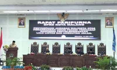 Paripurna Jawaban Wali Kota Malang Terkait Ranperda Penyelenggaraan LLAJ, Ketua DPRD Anggap Masih Normatif