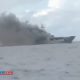 Kapal Pendarat dan Pengangkut Logistik TNI AL Terbakar di Perairan Sulawesi Selatan