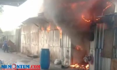 Tiga Kios di Lahan Relokasi Kota Batu Ludes Terbakar
